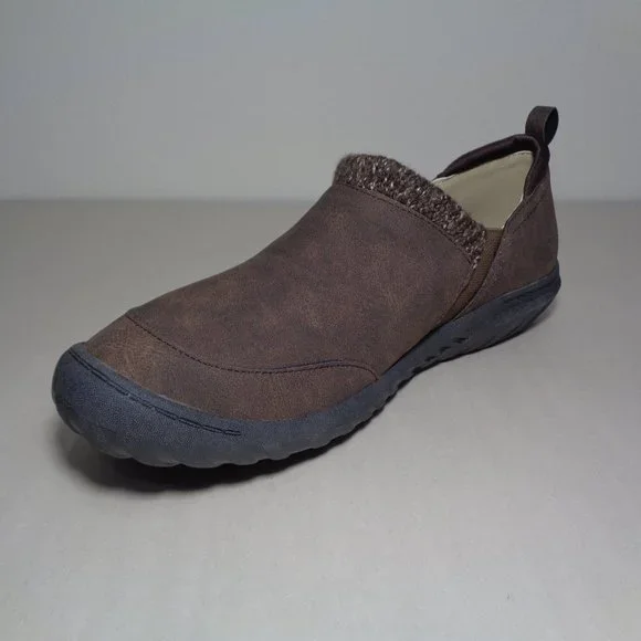 JSport by Jambu Size 10 M ALICE Dark Brown Slip On Loafers New Women's Shoes - Picture 9 of 16